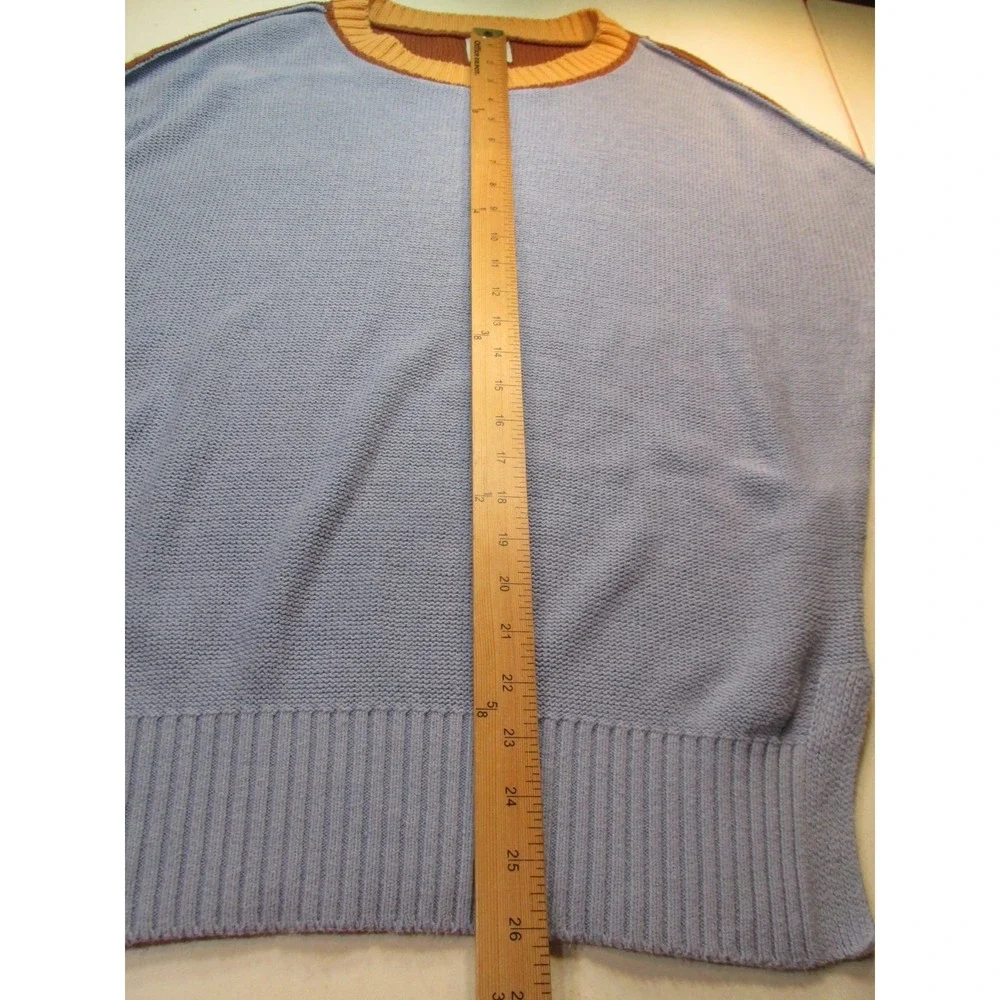 BDG Pullover Sweater Men XS Multicolor Colorblock Preppy Retro Long Sleeves